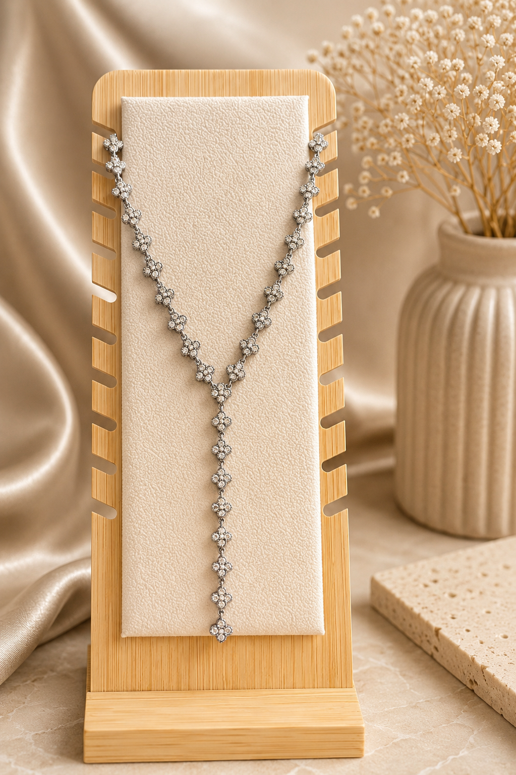 Collier Crystal Moon Élégance